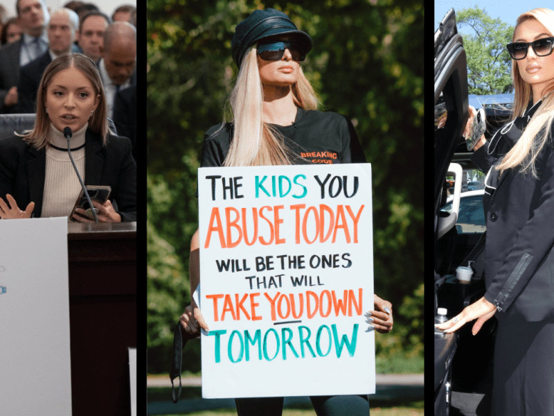 Paris Hilton Advocates for SB297 to Protect Abused Kids